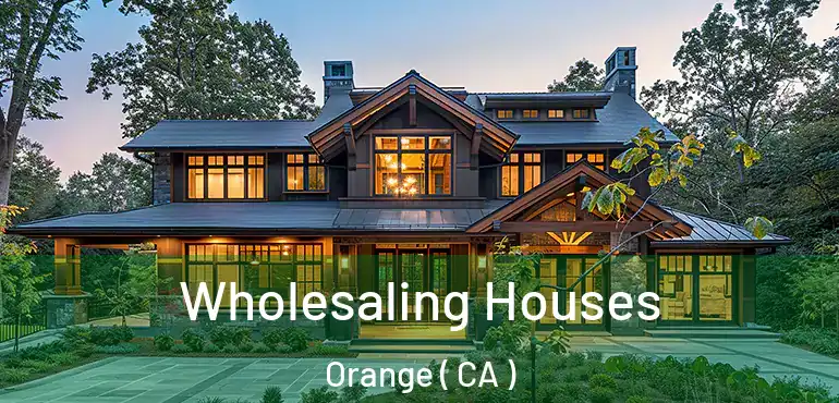  Wholesaling Houses Orange ( CA )